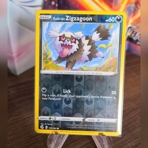 Pokemon TCG Galarian Zigzagoon 159/264 Reverse Holo